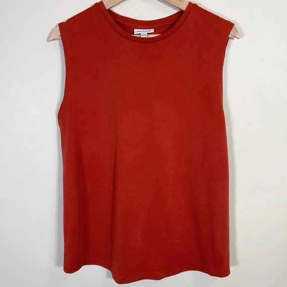 FRANK AND OAK| ESSENTIAL TANK TOP IN BRICK COLOR - Picture 2 of 10